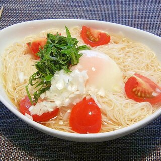 卵かけそうめん